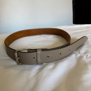 Belt Taupe Pebble Grain